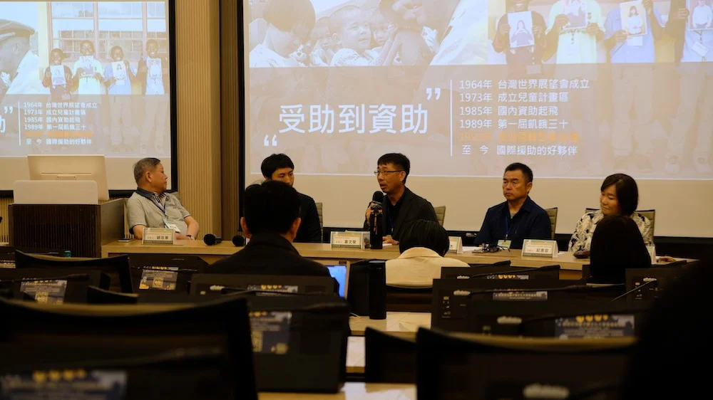 世界展望會副會長蕭文榮。攝／曾玉婷