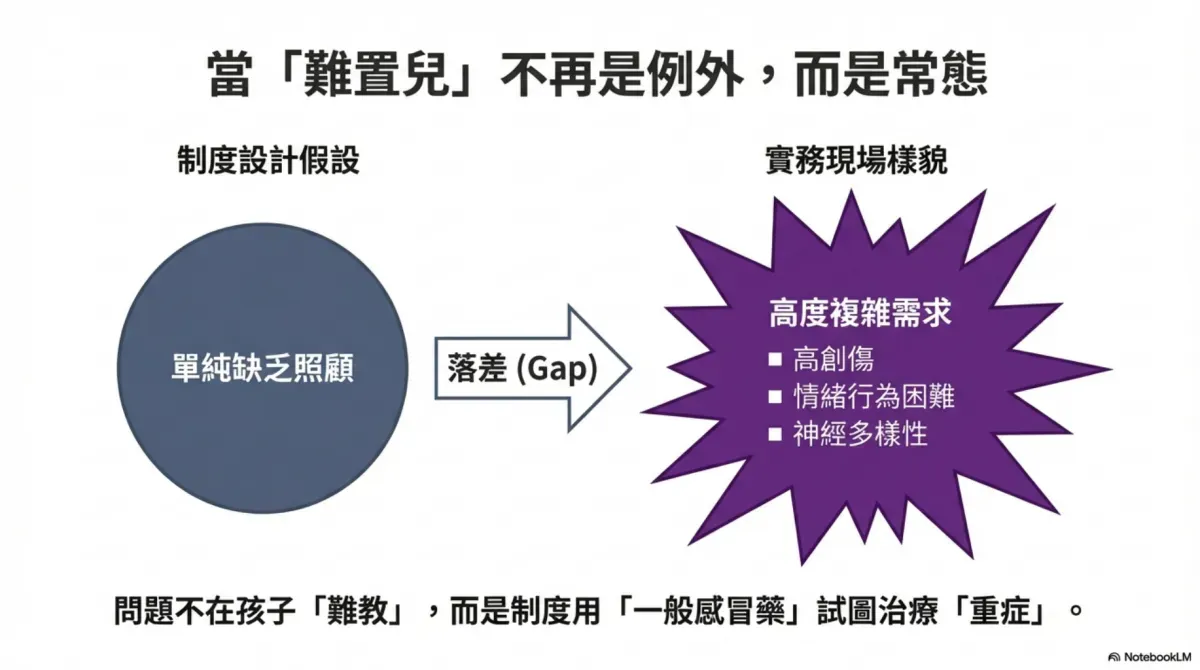 難置兒不是例外，是常態。圖／安置盟提供