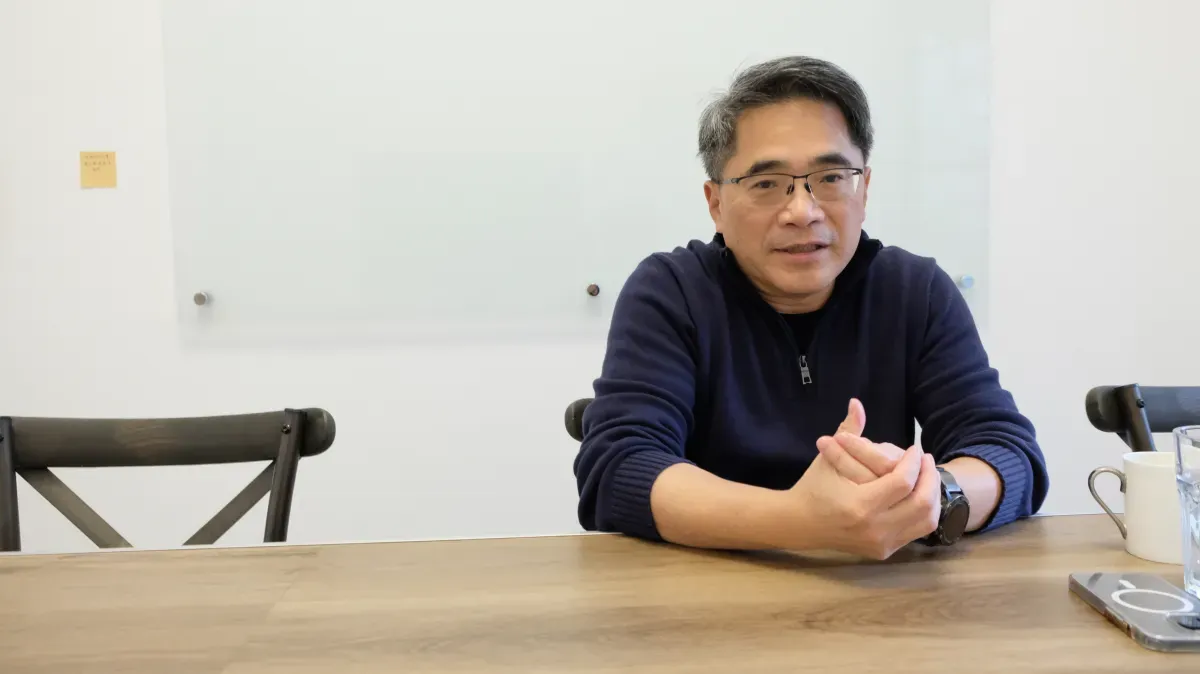 孔雀魚普惠科技創辦人林坤正，已和光復的太巴塱教會保持合作 3-4 年。攝／曾玉婷
