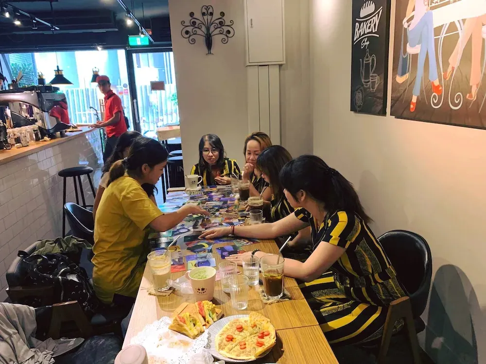 新住民姊妹在越窩越好聚會。圖／台灣社區實踐協會臉書