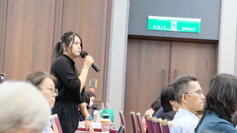 「孩想陪你長大聯盟」總召徐妮妮強調兒少資訊隱私的重要性。攝／曾玉婷
