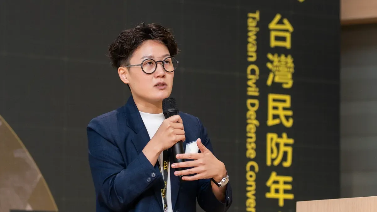 黑熊民防教育協會理事長劉文。圖／黑熊學院