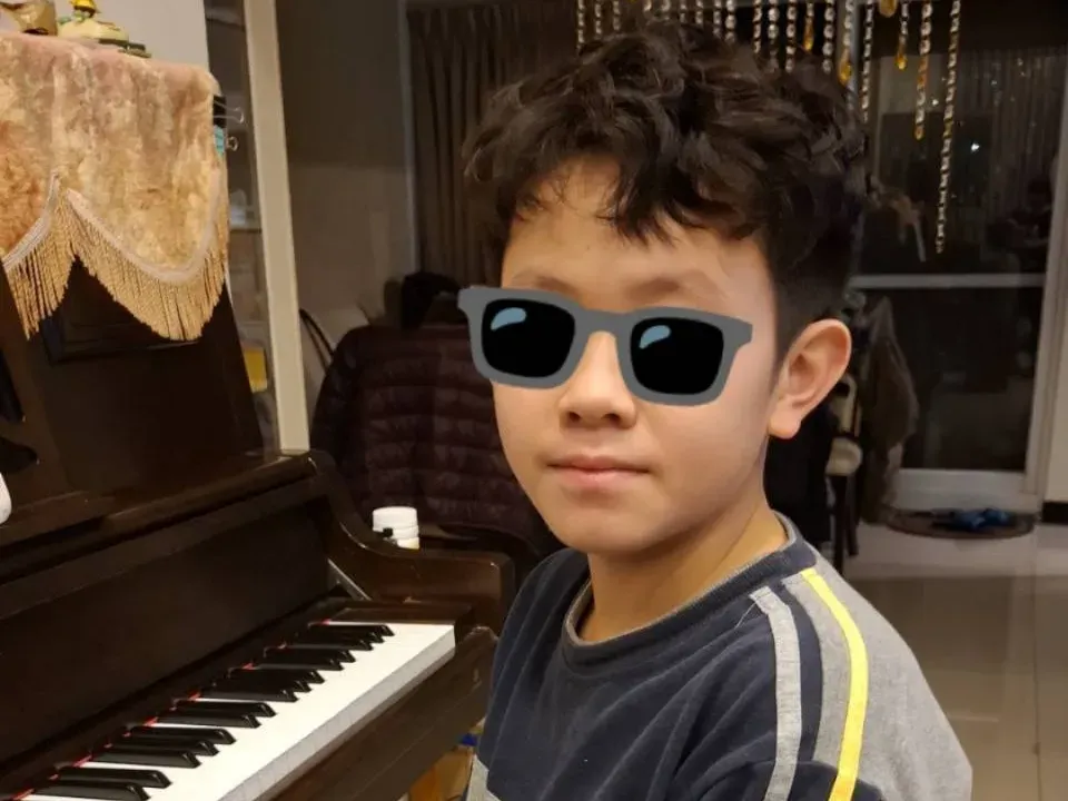 孩子如今已經是 12 歲的少年了。圖/作者提供