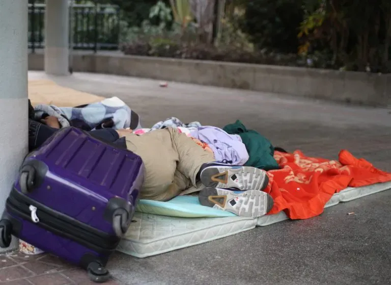 香港的無家者。圖／取自同路舍網站